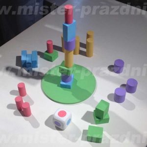 Аренда настольной игры цветная башня для проведения праздника в иваново